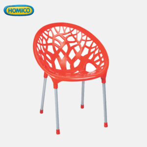 Tree Semi Pure Plastice Chair Red